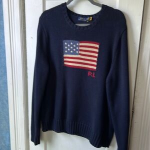 NWOT Women’s POLO Ralph Lauren Flag Sweater Size XXL